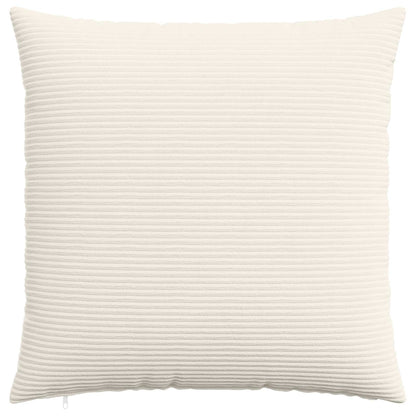 Kussensloop 6 pcs HEERLEN Crèmekleurig 70 x 70 cm corduroy