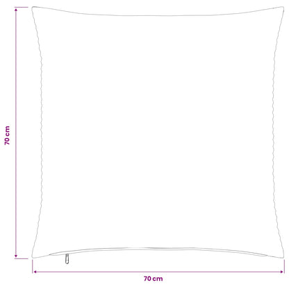 Kussensloop 6 pcs HEERLEN Crèmekleurig 70 x 70 cm corduroy