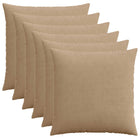 Kussensloop 6 pcs HEERLEN Bruin 70 x 70 cm corduroy