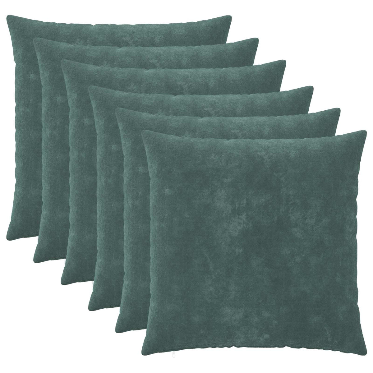 Kussensloop 6 st HEERLEN Zee blauw 70 x 70 cm Microfiber Fleece
