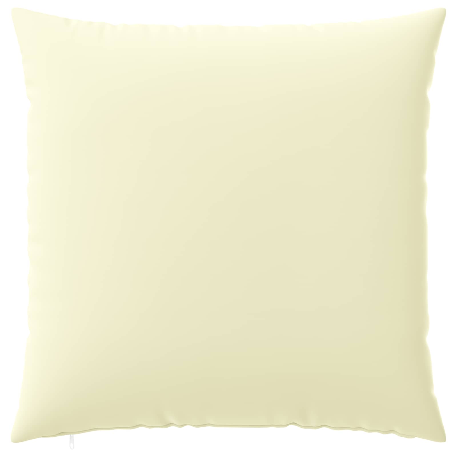 Kussensloop 6 pcs HEERLEN Crèmekleurig 80 x 80 cm Polyester