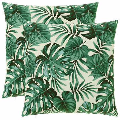 Kussensloop 2 pcs HEERLEN Bladpatroon 80 x 80 cm Polyester