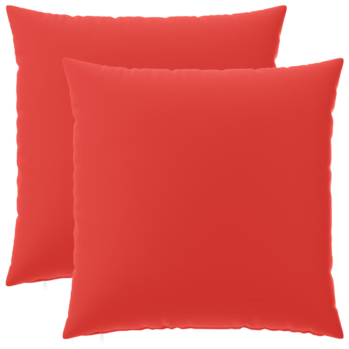 Kussensloop 2 pcs HEERLEN Rood 80 x 80 cm Polyester