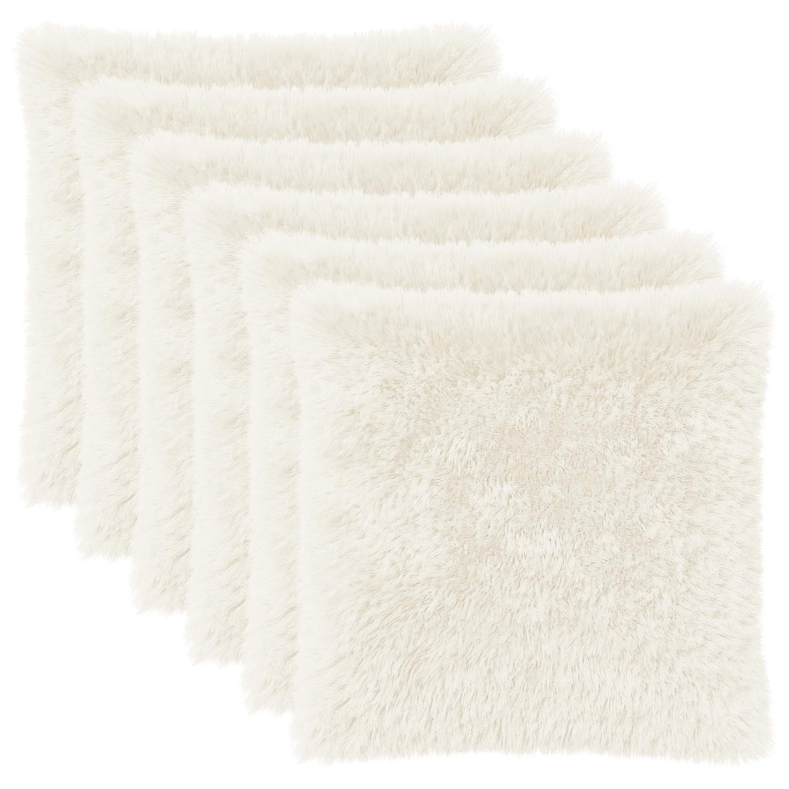 Kussensloop 6 pcs HEERLEN Wit 80 x 80 cm PV Fleece