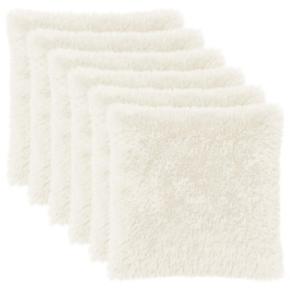 Kussensloop 6 pcs HEERLEN Wit 80 x 80 cm PV Fleece