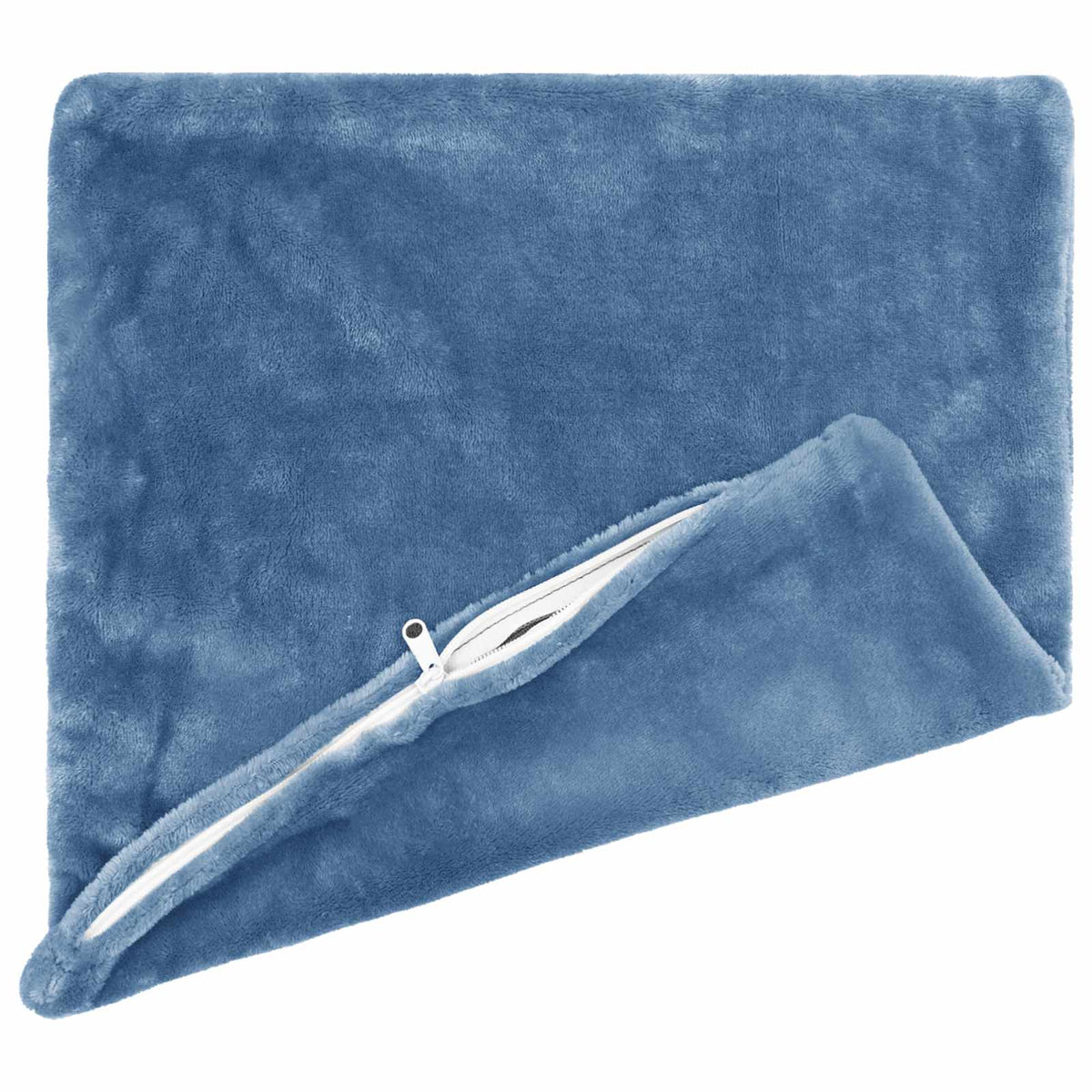 Kussensloop 6 st HEERLEN Lichtblauw 80 x 80 cm Flanel