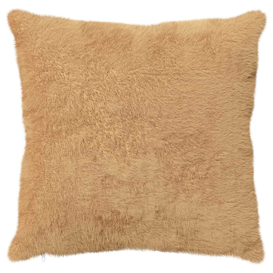 Kussensloop 2 st HEERLEN Taupe 80 x 80 cm Nep Konijnenbont