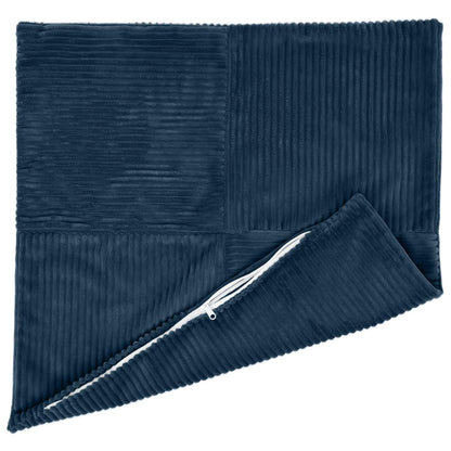 Kussensloop 2 pcs ALMELO Marineblauw 30 x 30 cm corduroy