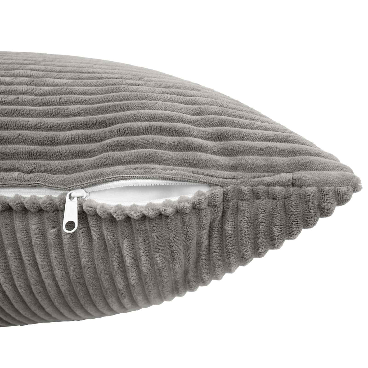 Kussensloop 6 pcs ALMELO Lichtgrijs 30 x 50 cm corduroy