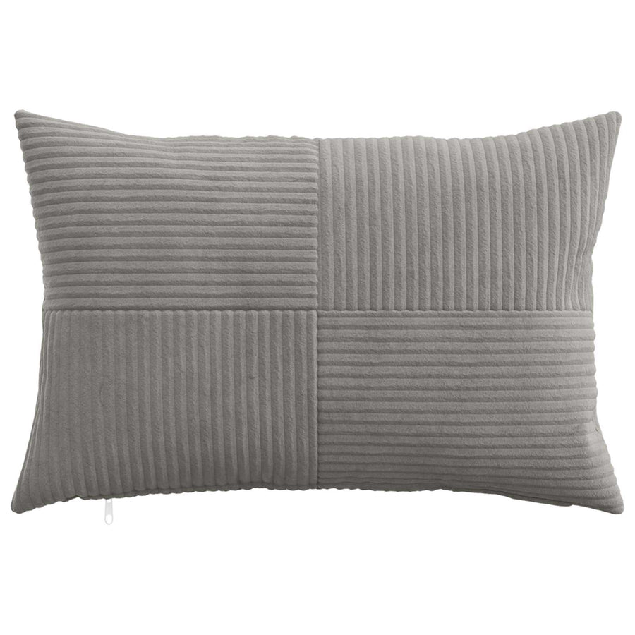 Kussensloop 6 pcs ALMELO Lichtgrijs 30 x 50 cm corduroy