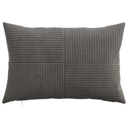 Kussensloop 2 pcs ALMELO Donkergrijs 30 x 50 cm corduroy
