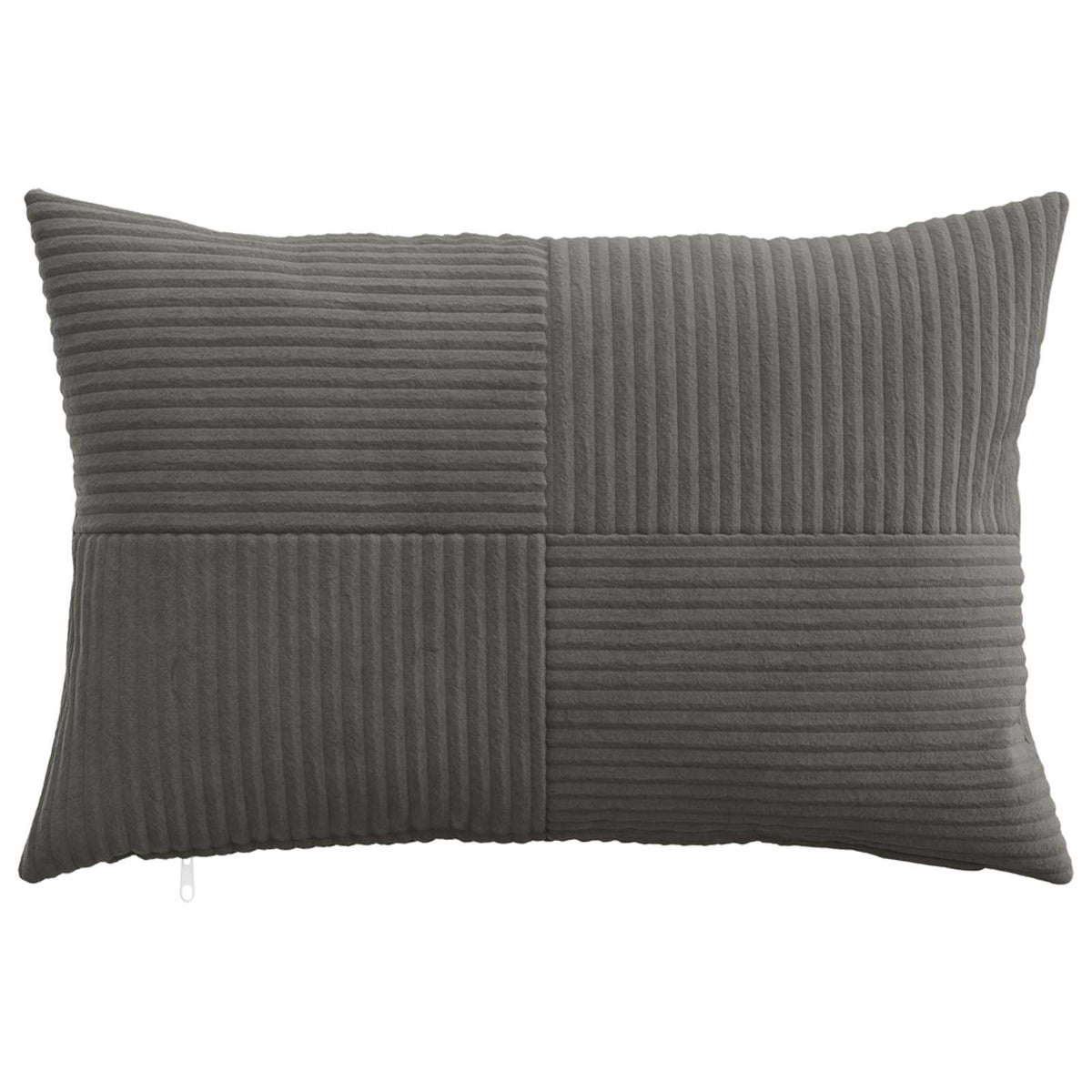 Kussensloop 6 pcs ALMELO Donkergrijs 30 x 50 cm corduroy
