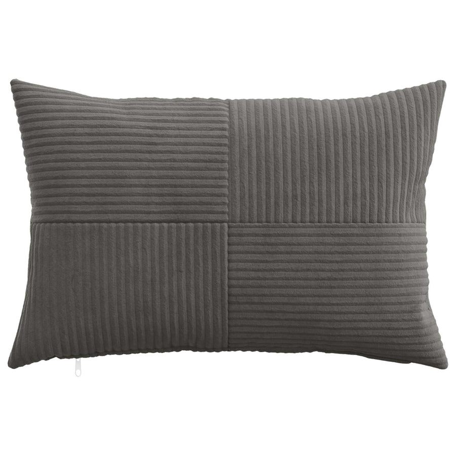 Kussensloop 6 pcs ALMELO Donkergrijs 30 x 50 cm corduroy