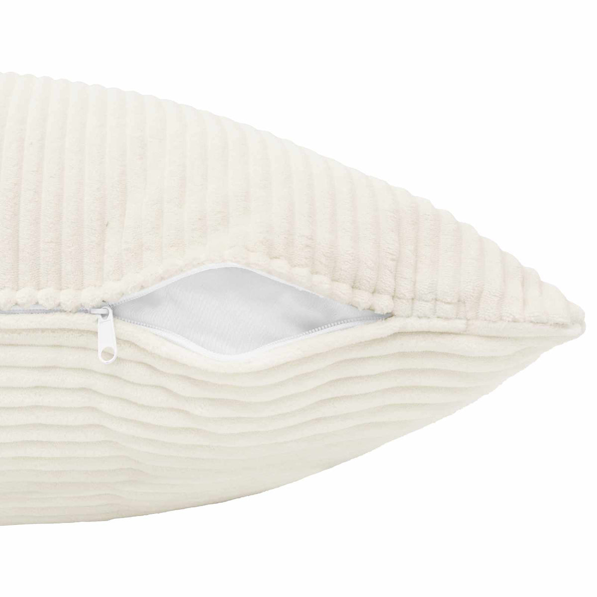 Kussensloop 6 pcs ALMELO Crèmekleurig 30 x 50 cm corduroy