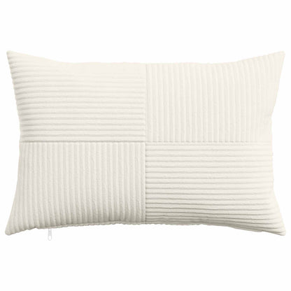 Kussensloop 6 pcs ALMELO Crèmekleurig 30 x 50 cm corduroy