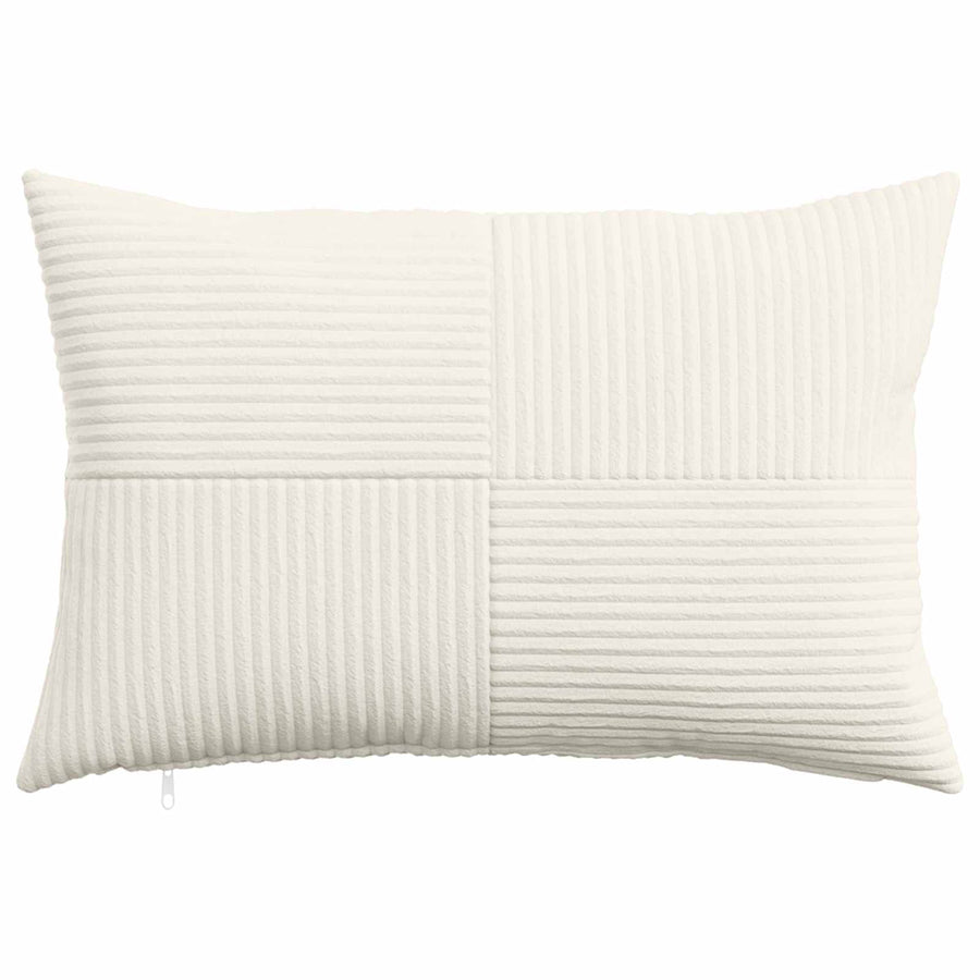 Kussensloop 6 pcs ALMELO Crèmekleurig 30 x 50 cm corduroy