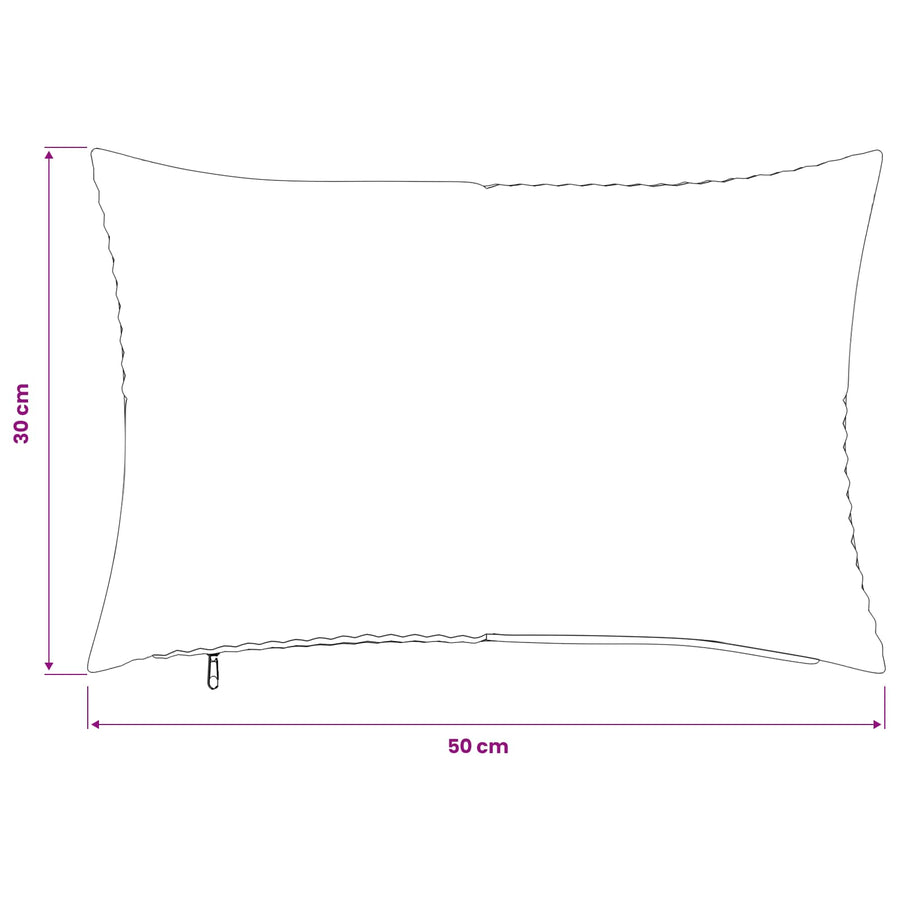 Kussensloop 2 pcs ALMELO Grijs groen 30 x 50 cm corduroy