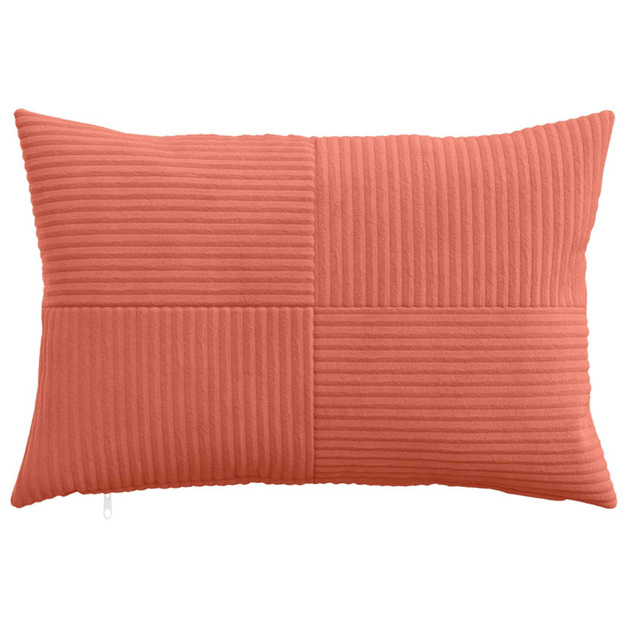 Kussensloop 2 pcs ALMELO Rood-oranje 30 x 50 cm corduroy