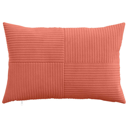 Kussensloop 6 pcs ALMELO Rood-oranje 30 x 50 cm corduroy