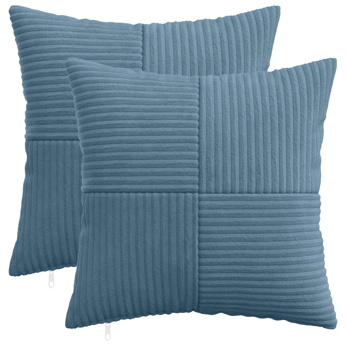 Kussensloop 2 pcs ALMELO Blauw 35 x 35 cm corduroy