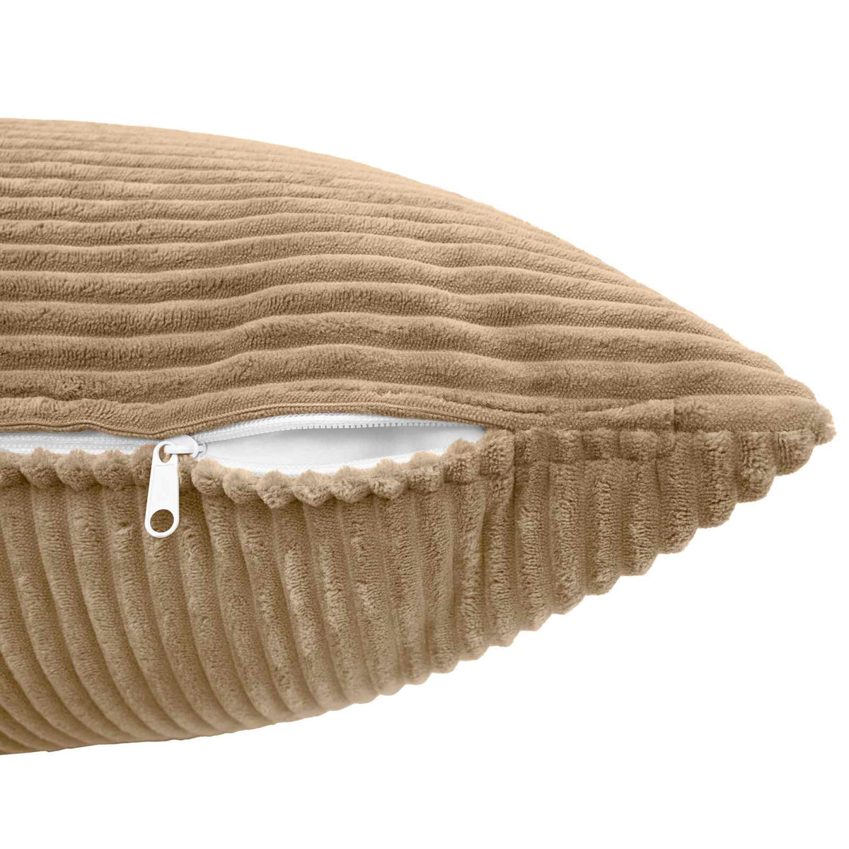 Kussensloop 2 st ALMELO Bruin 40 x 40 cm corduroy
