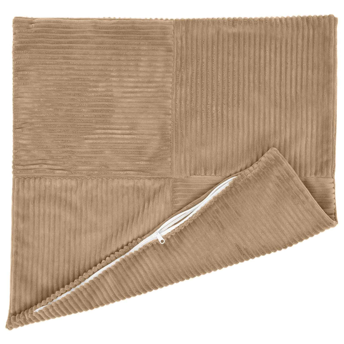 Kussensloop 2 st ALMELO Bruin 40 x 40 cm corduroy