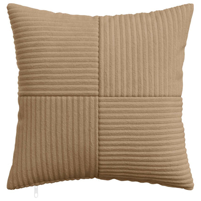 Kussensloop 2 st ALMELO Bruin 40 x 40 cm corduroy