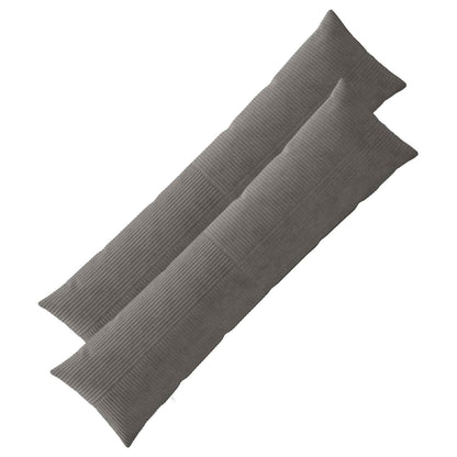 Kussensloop 2 pcs ALMELO Donkergrijs 40 x 145 cm corduroy