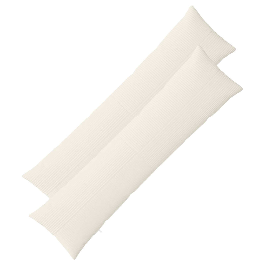 Kussensloop 2 pcs ALMELO Crèmekleurig 40 x 145 cm corduroy