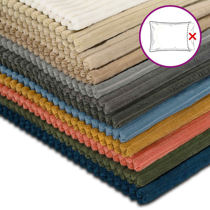Kussensloop ALMELO Grijs groen 40 x 145 cm corduroy