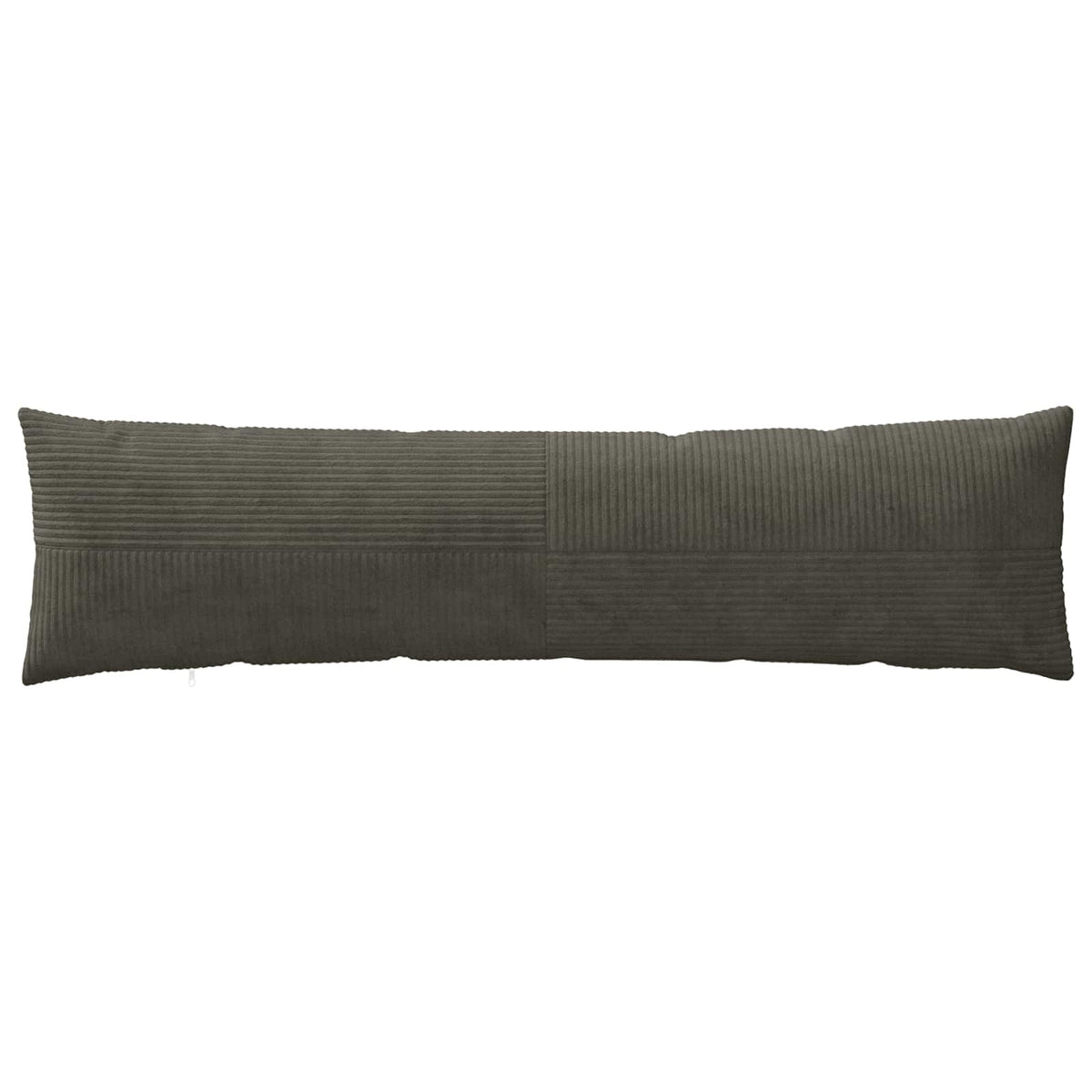 Kussensloop ALMELO Antracietkleurig 40 x 145 cm corduroy