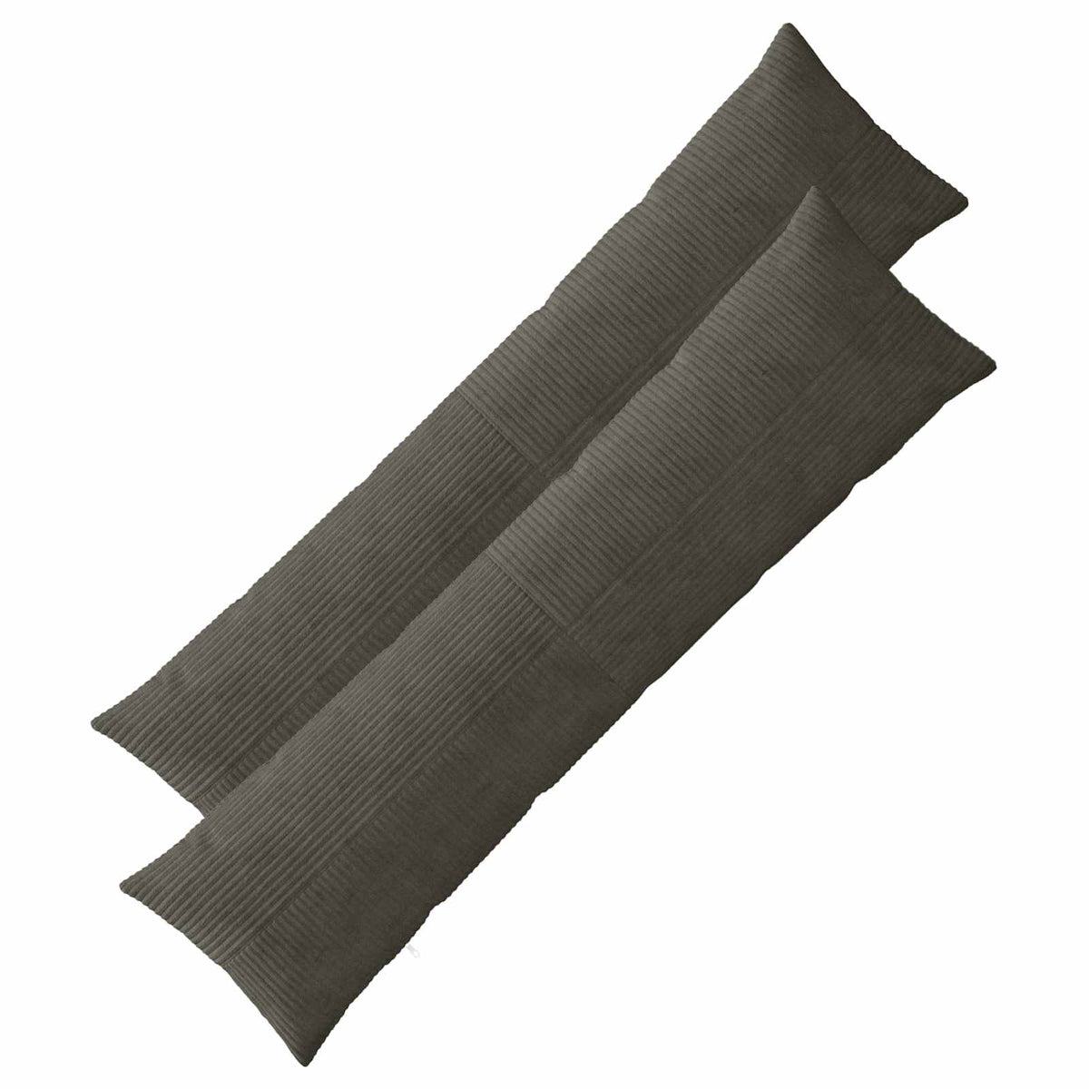 Kussensloop 2 pcs ALMELO Antracietkleurig 40 x 145 cm corduroy