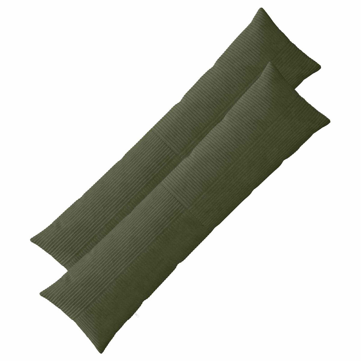 Kussensloop 2 pcs ALMELO Groen 40 x 145 cm corduroy