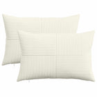 Kussensloop 40x60 cm corduroy crème (2 stuks)