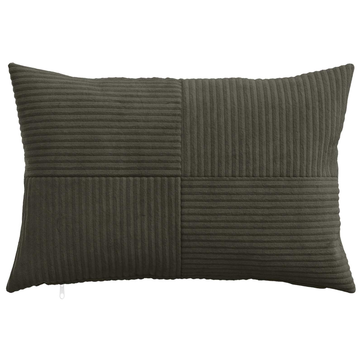 Kussensloop 2 pcs ALMELO Antracietkleurig 40 x 60 cm corduroy