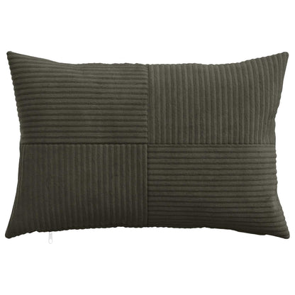 Kussensloop 2 pcs ALMELO Antracietkleurig 40 x 60 cm corduroy