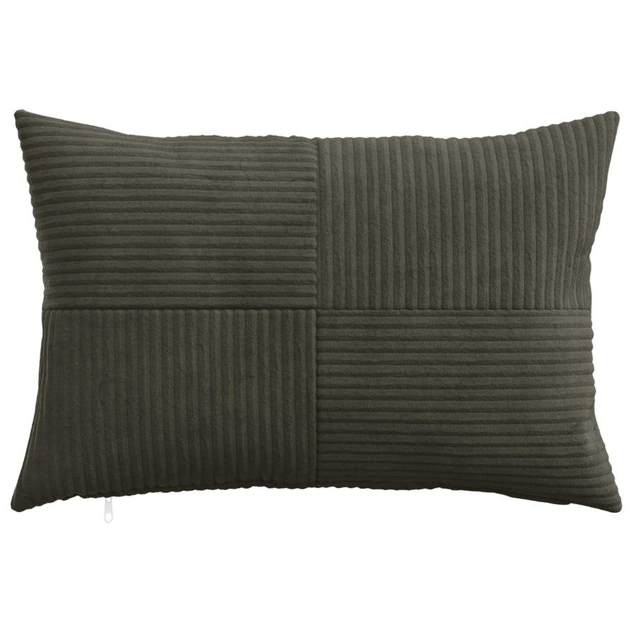 Kussensloop 2 pcs ALMELO Antracietkleurig 40 x 60 cm corduroy