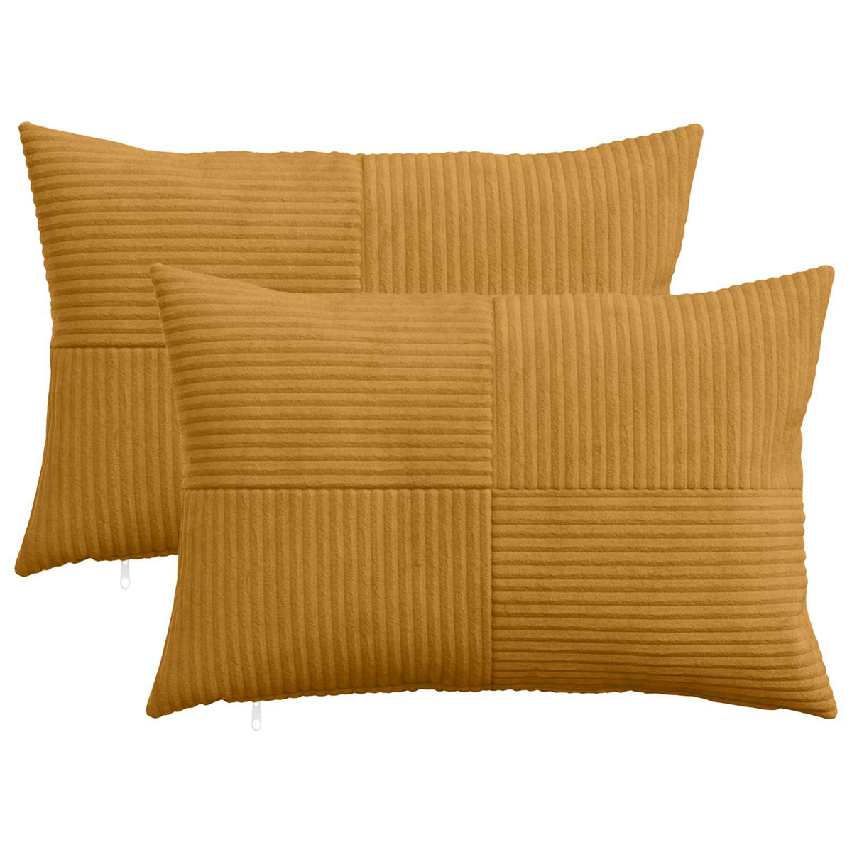 Kussensloop 2 pcs ALMELO Geel 40 x 60 cm corduroy