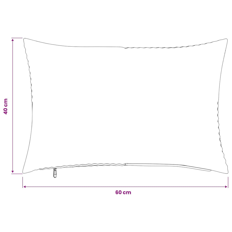 Kussensloop 2 pcs ALMELO Taupe 40 x 60 cm corduroy