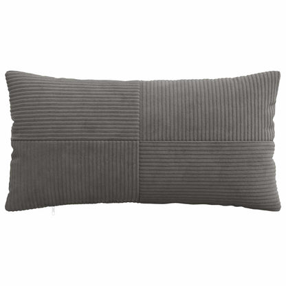 Kussensloop 6 pcs ALMELO Donkergrijs 40 x 70 cm corduroy