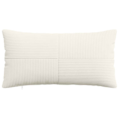 Kussensloop 6 pcs ALMELO Crèmekleurig 40 x 70 cm corduroy