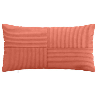 Kussensloop 2 pcs ALMELO Rood-oranje 40 x 70 cm corduroy