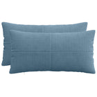 Kussensloop 2 pcs ALMELO Blauw 40 x 70 cm corduroy