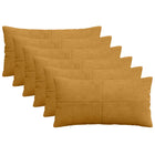 Kussensloop 6 pcs ALMELO Geel 40 x 70 cm corduroy