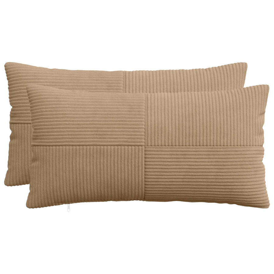 Kussensloop 2 pcs ALMELO Bruin 40 x 70 cm corduroy