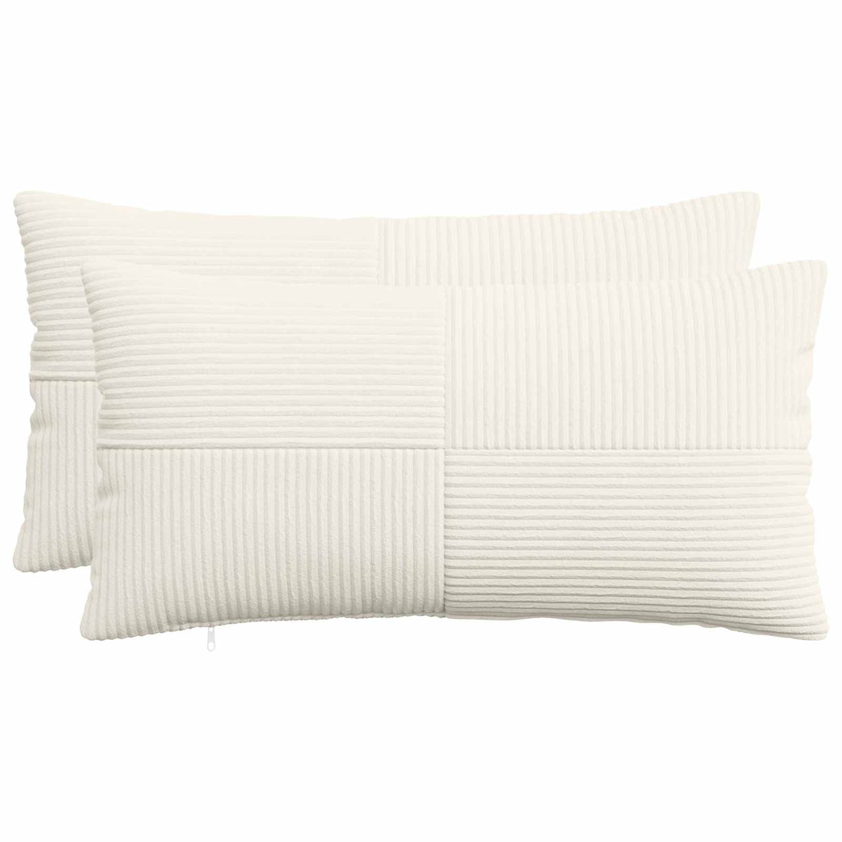 Kussensloop 2 pcs ALMELO Crèmekleurig 40 x 80 cm corduroy