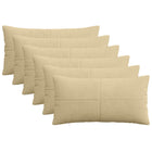 Kussensloop 6 pcs ALMELO Grijs groen 40 x 80 cm corduroy