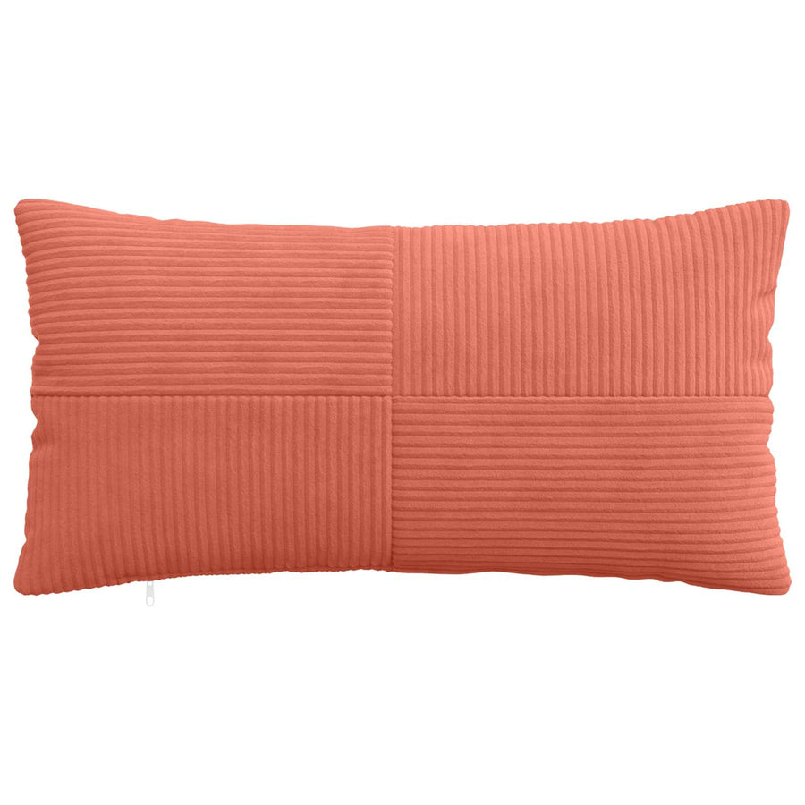 Kussensloop 12 pcs ALMELO Rood-oranje 40 x 80 cm corduroy