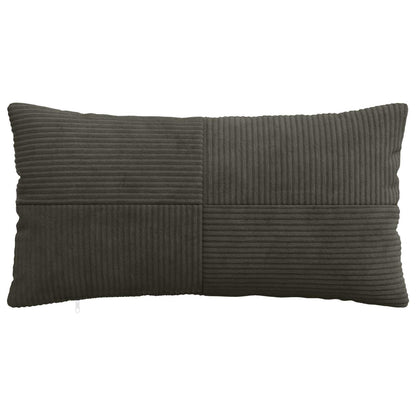 Kussensloop 2 pcs ALMELO Antracietkleurig 40 x 80 cm corduroy
