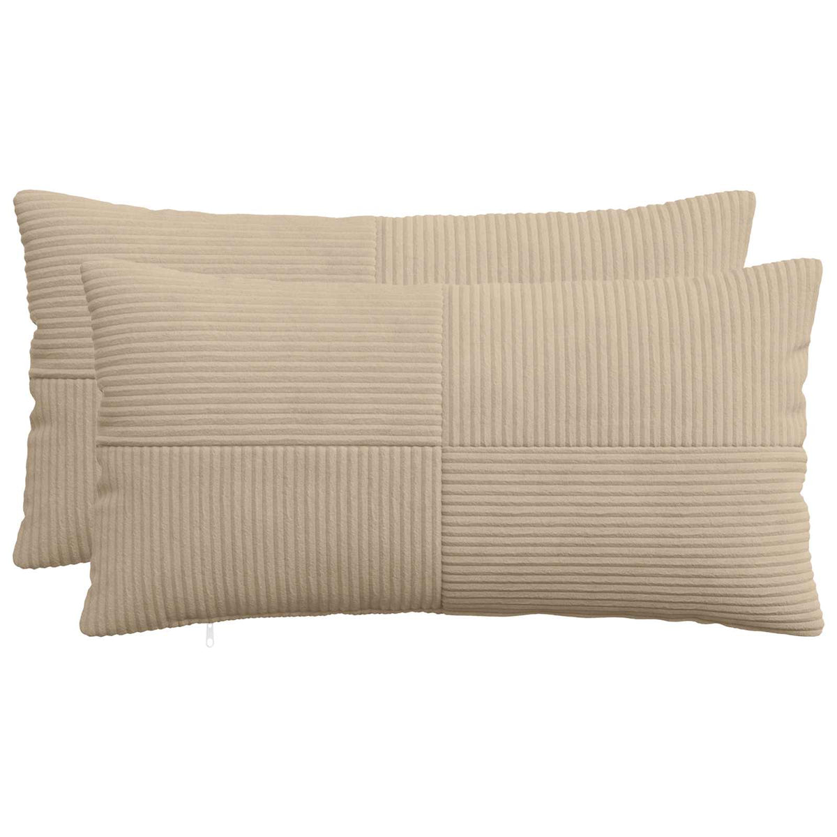 Kussensloop 2 pcs ALMELO Taupe 40 x 80 cm corduroy
